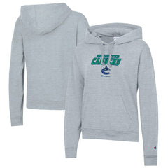 Vancouver Canucks Champion Women's Powerblend Fleece Pullover Hoodie Discount