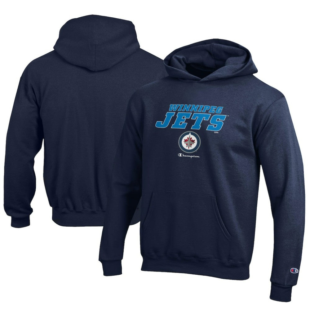Winnipeg Jets Champion Youth Eco Powerblend Pullover Hoodie Discount