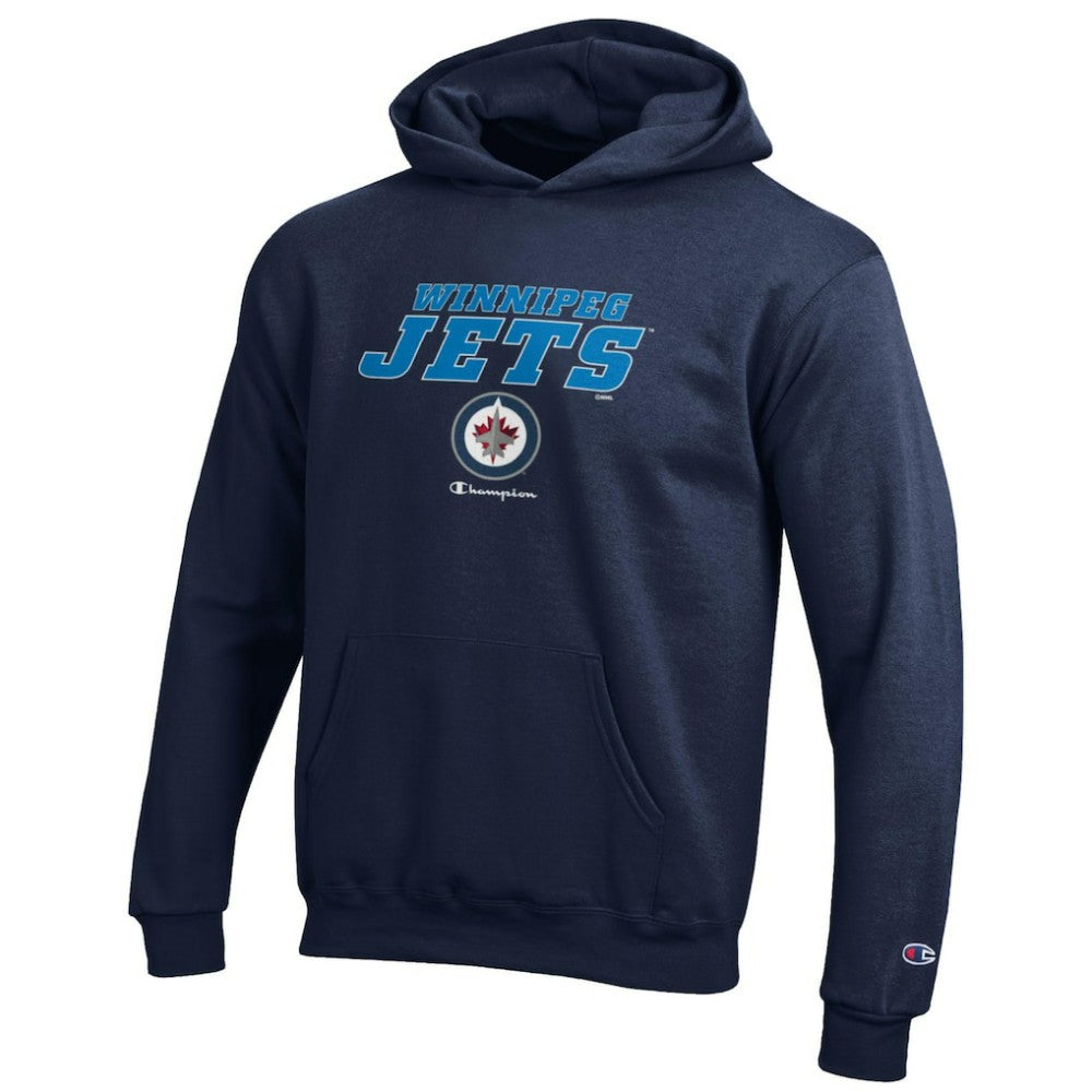 Winnipeg Jets Champion Youth Eco Powerblend Pullover Hoodie Discount