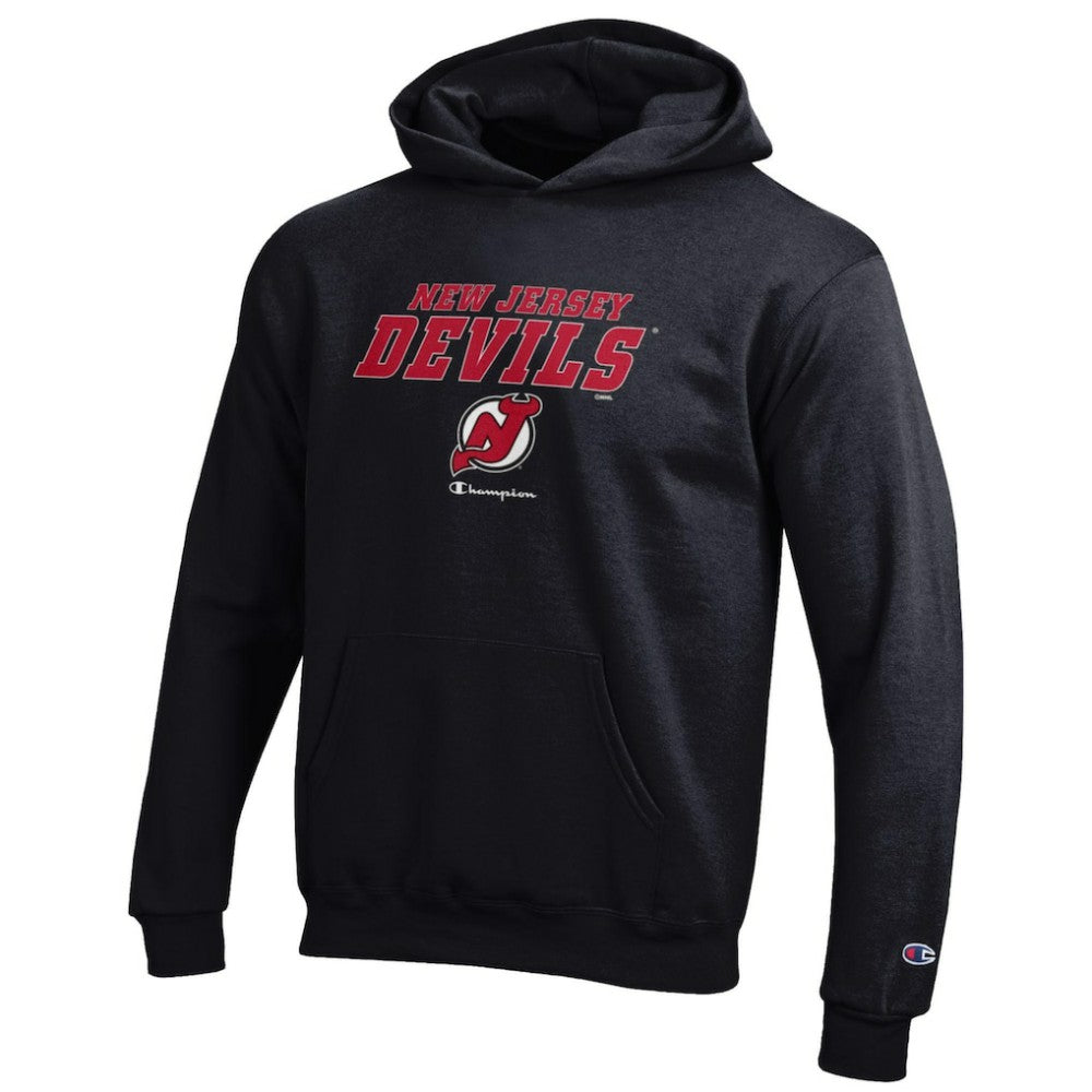 New Jersey Devils Champion Youth Eco Powerblend Pullover Hoodie Sale