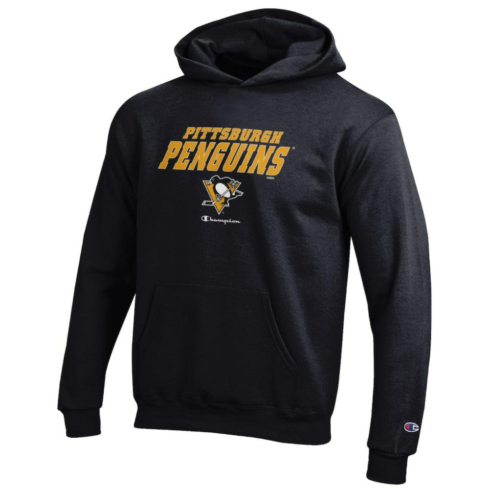 Pittsburgh Penguins Champion Youth Eco Powerblend Pullover Hoodie Discount