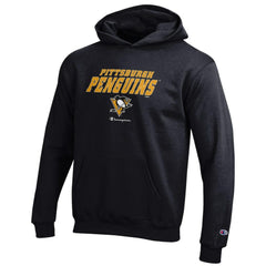Pittsburgh Penguins Champion Youth Eco Powerblend Pullover Hoodie Discount