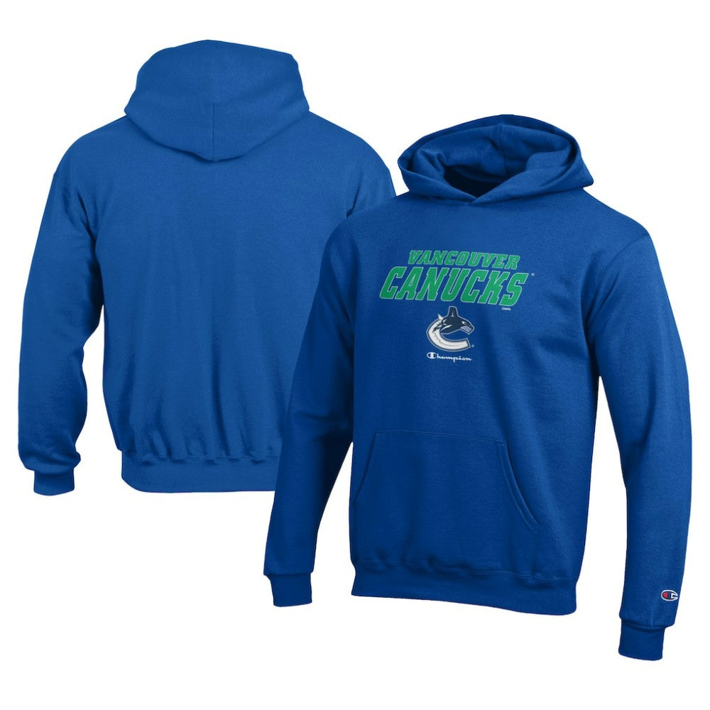 Vancouver Canucks Champion Youth Eco Powerblend Pullover Hoodie Sale