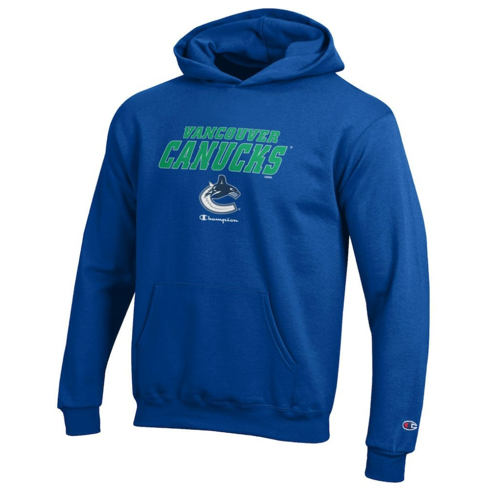 Vancouver Canucks Champion Youth Eco Powerblend Pullover Hoodie Sale