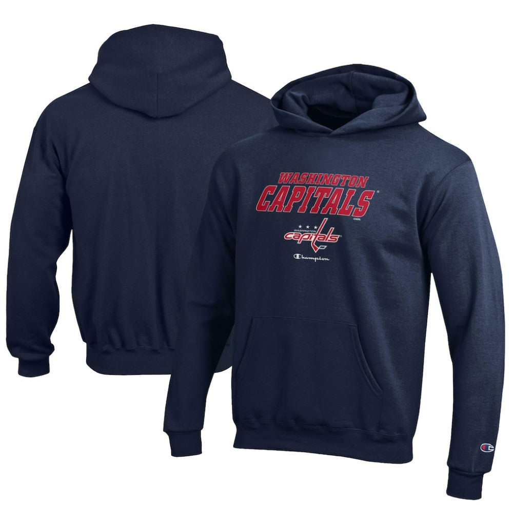 Washington Capitals Champion Youth Eco Powerblend Pullover Hoodie On Sale