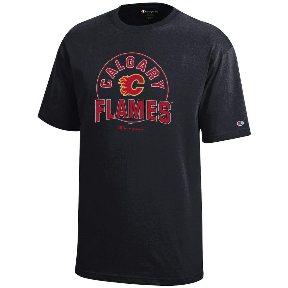 Calgary Flames Champion Youth Jersey T-Shirt On Sale
