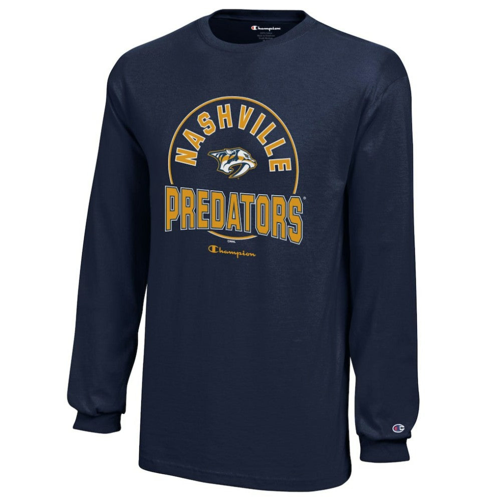 Nashville Predators Champion Youth Long-Sleeve Jersey T-Shirt Discount