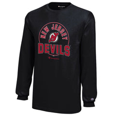New Jersey Devils Champion Youth Long-Sleeve Jersey T-Shirt Online