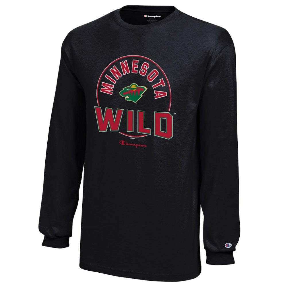Minnesota Wild Champion Youth Long-Sleeve Jersey T-Shirt Sale