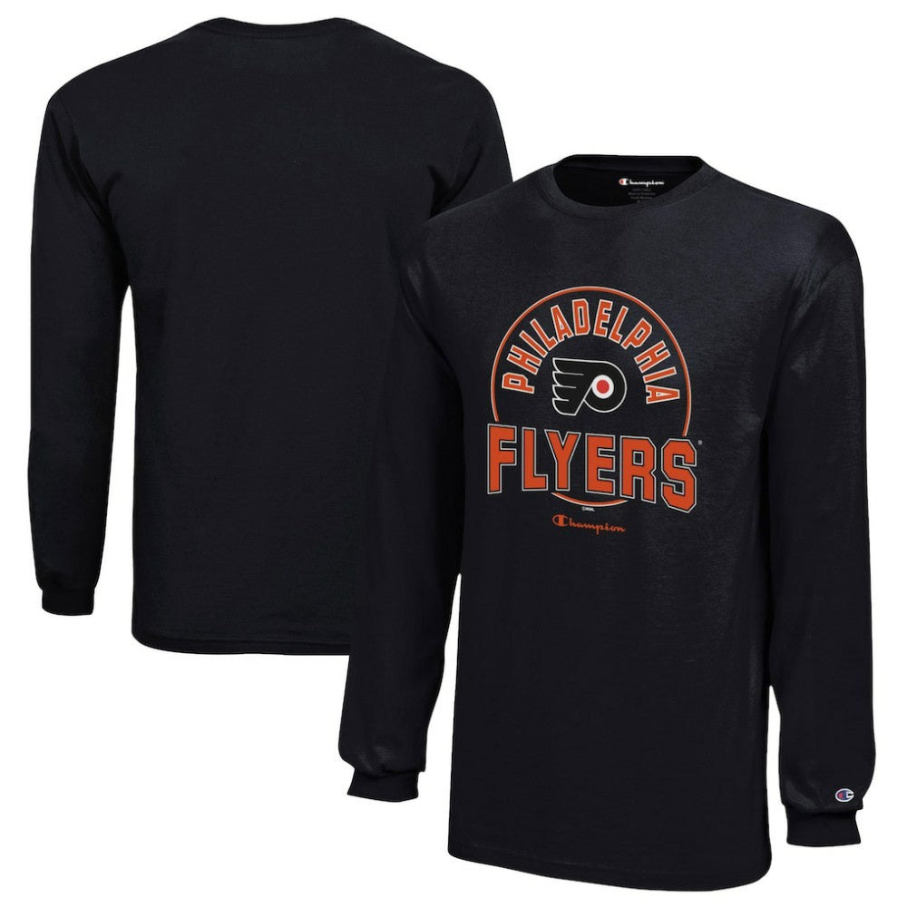 Philadelphia Flyers Champion Youth Long-Sleeve Jersey T-Shirt Discount