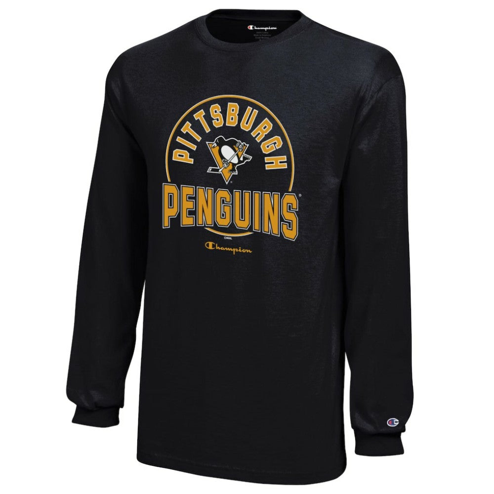 Pittsburgh Penguins Champion Youth Long-Sleeve Jersey T-Shirt Discount