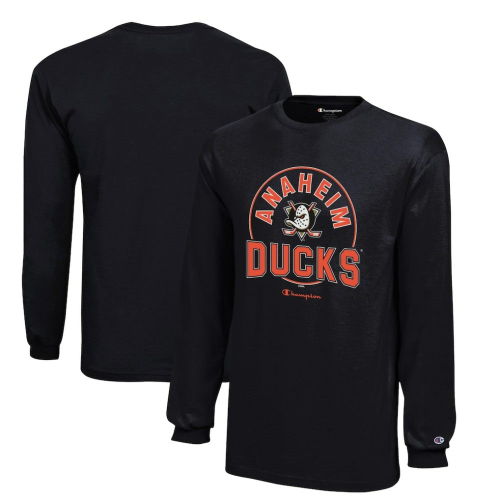 Anaheim Ducks Champion Youth Long-Sleeve Jersey T-Shirt Online