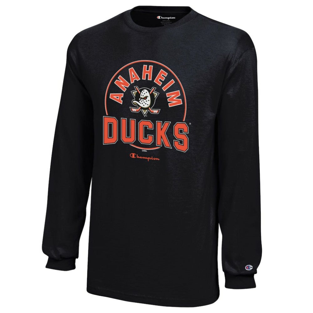 Anaheim Ducks Champion Youth Long-Sleeve Jersey T-Shirt Online
