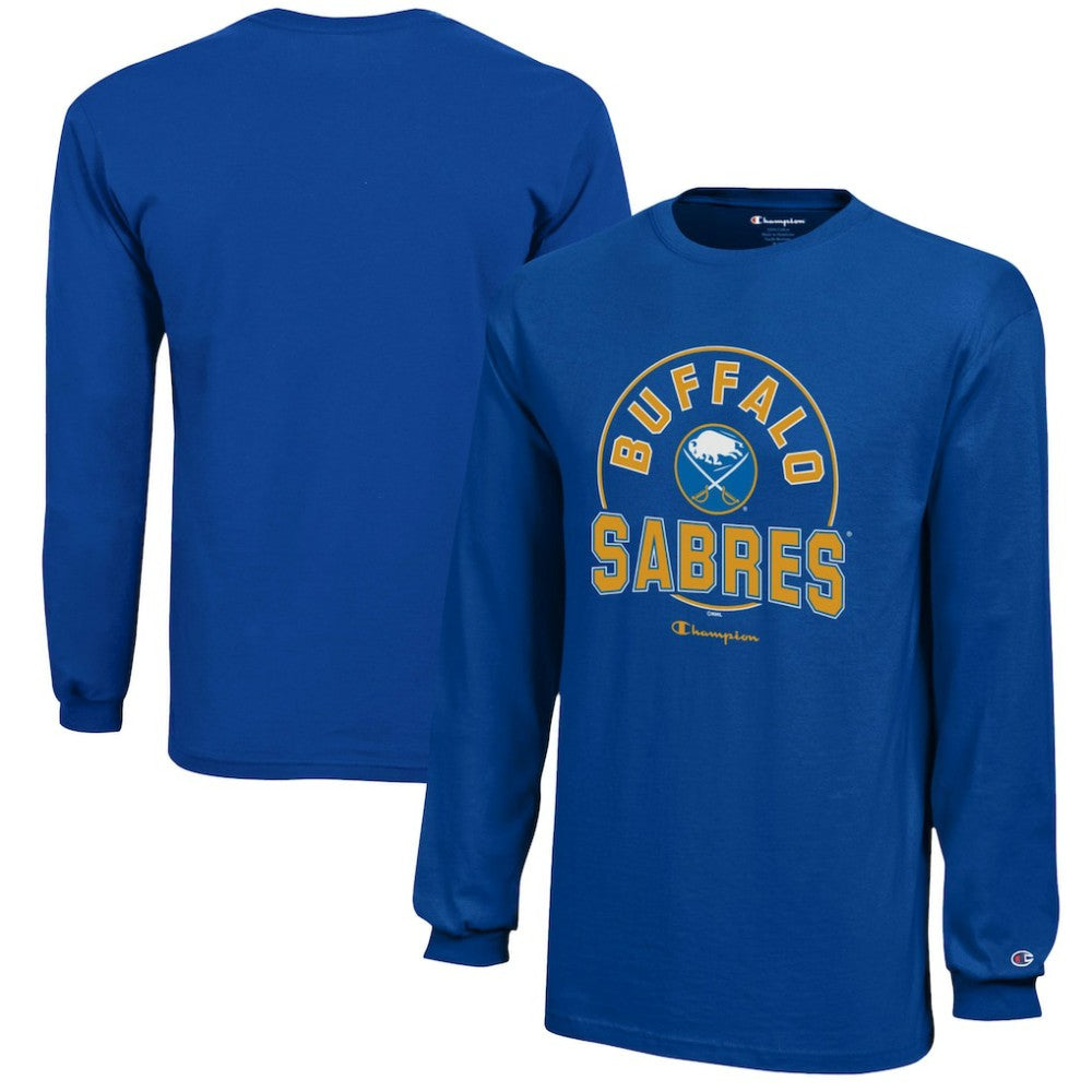 Buffalo Sabres Champion Youth Long-Sleeve Jersey T-Shirt For Sale
