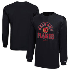 Calgary Flames Champion Youth Long-Sleeve Jersey T-Shirt For Sale