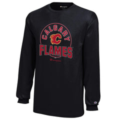 Calgary Flames Champion Youth Long-Sleeve Jersey T-Shirt For Sale