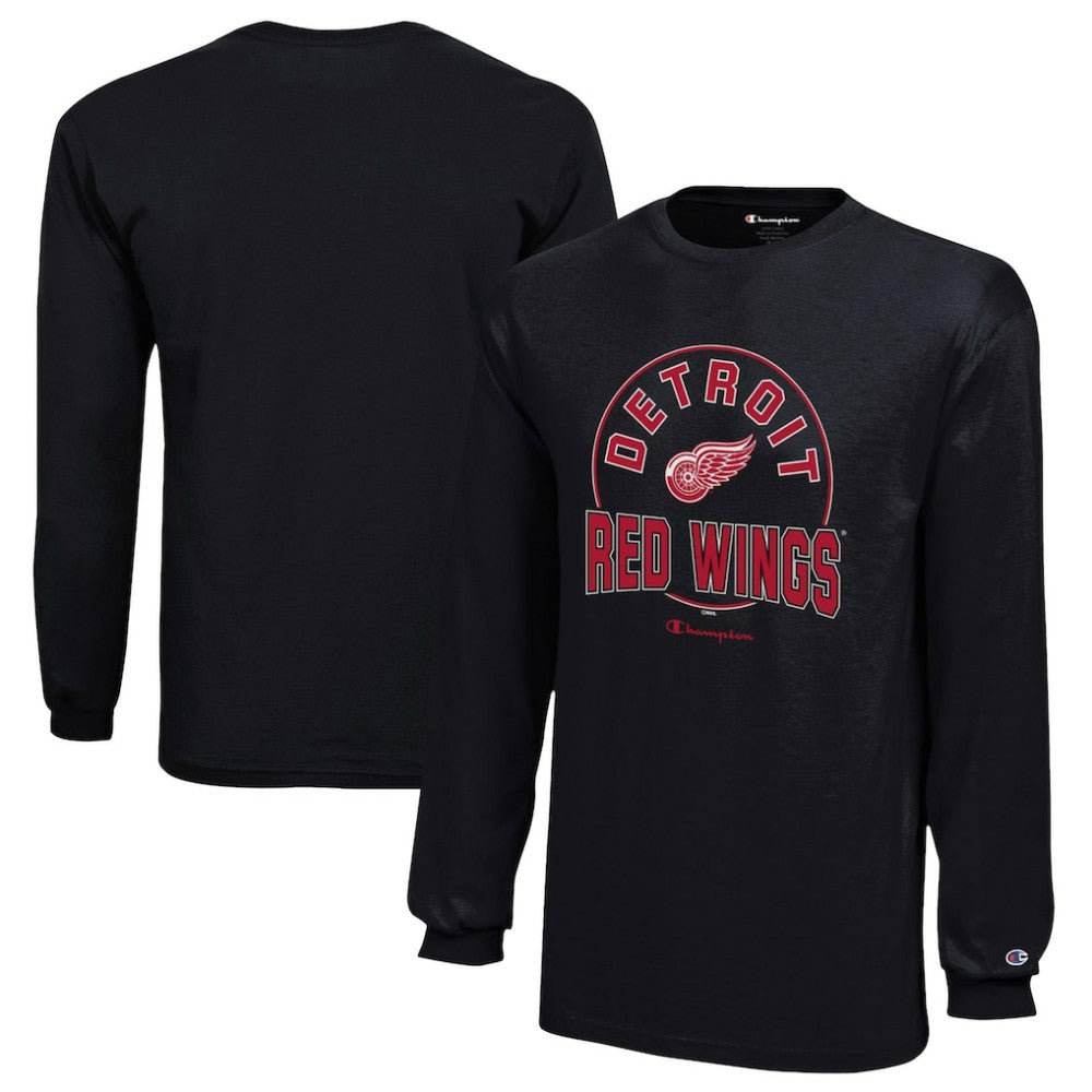 Detroit Red Wings Champion Youth Long-Sleeve Jersey T-Shirt Discount