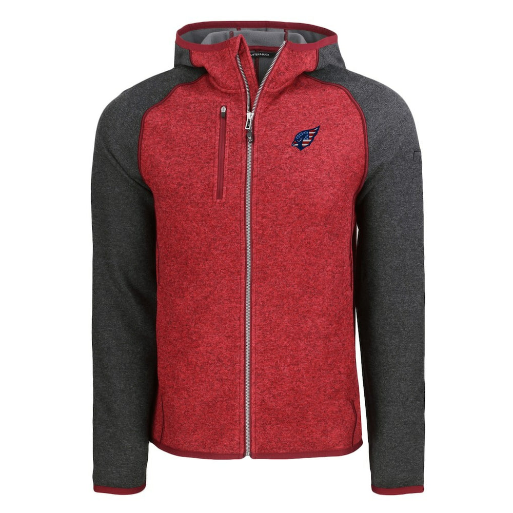 Arizona Cardinals  Cutter & Buck Americana Mainsail Full-Zip Hooded Jacket