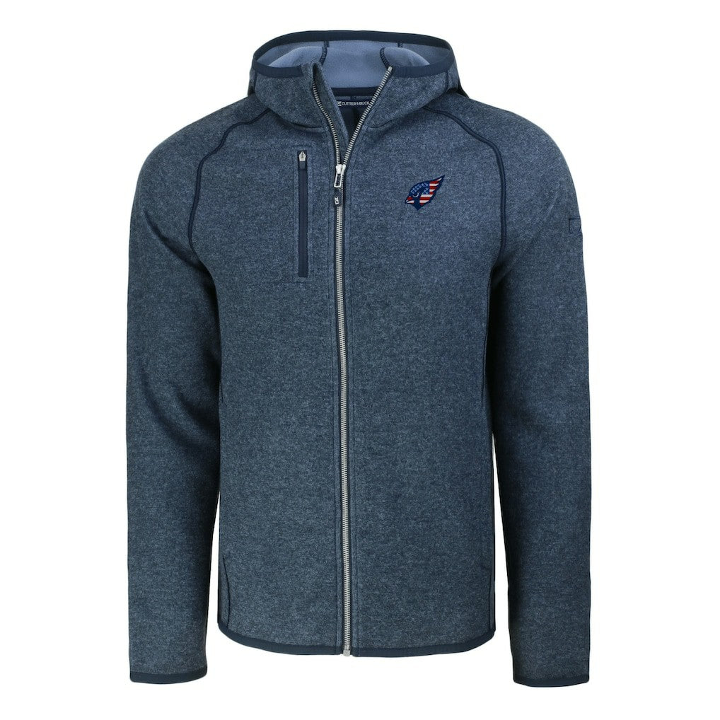 Arizona Cardinals  Cutter & Buck Americana Mainsail Full-Zip Hooded Jacket