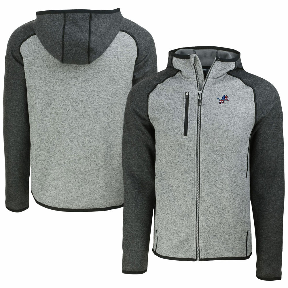 Detroit Lions  Cutter & Buck Americana Mainsail Full-Zip Hooded Jacket