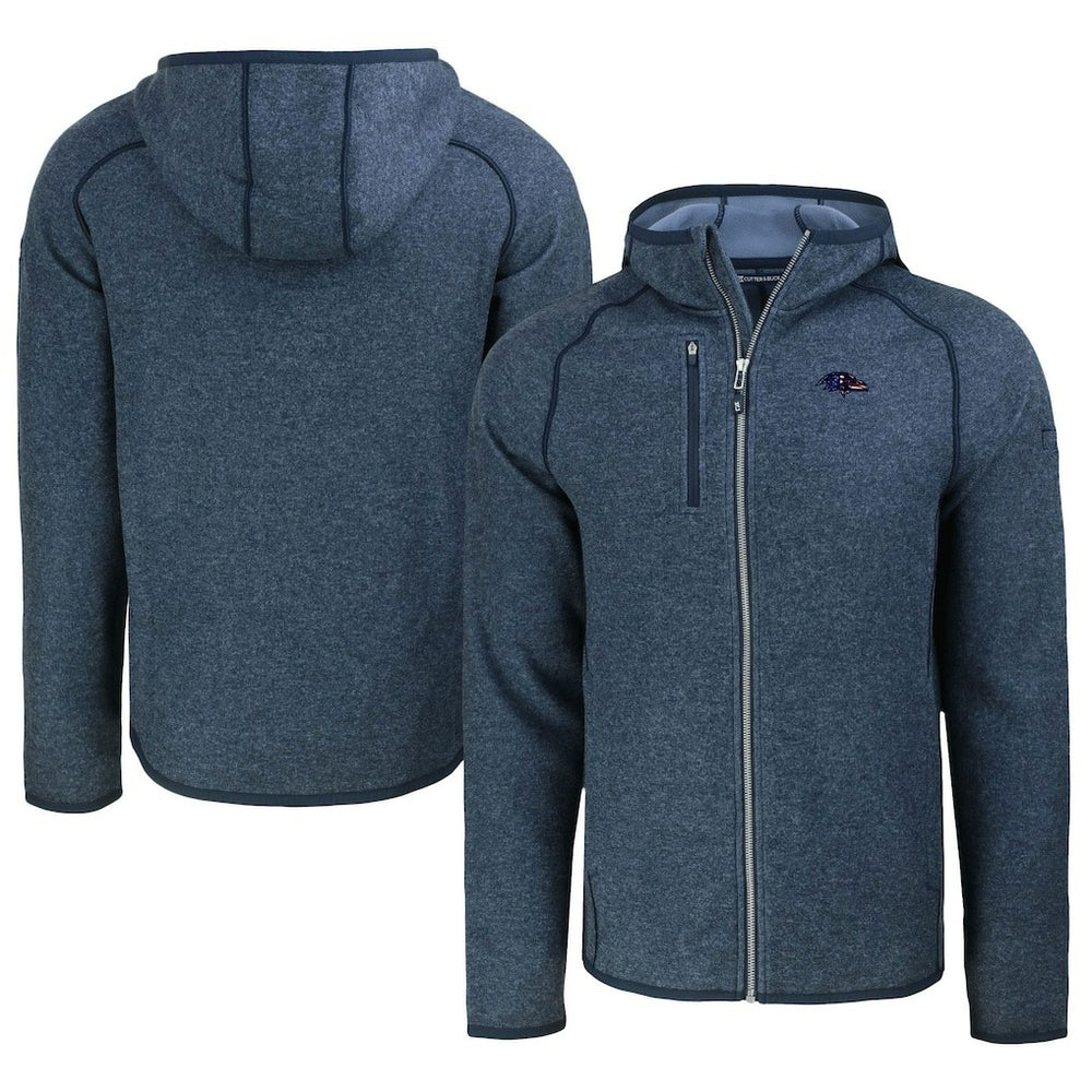 Baltimore Ravens  Cutter & Buck Americana Mainsail Full-Zip Hooded Jacket