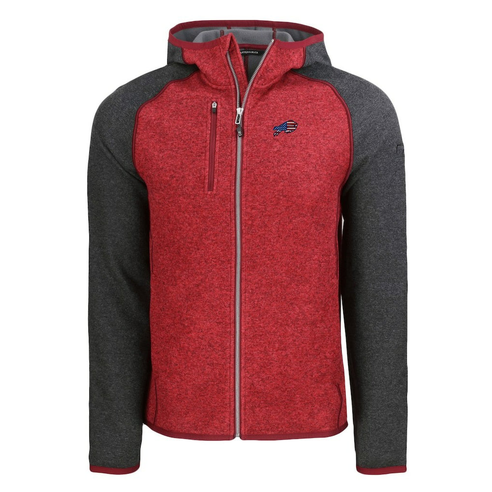 Buffalo Bills  Cutter & Buck Americana Mainsail Full-Zip Hooded Jacket