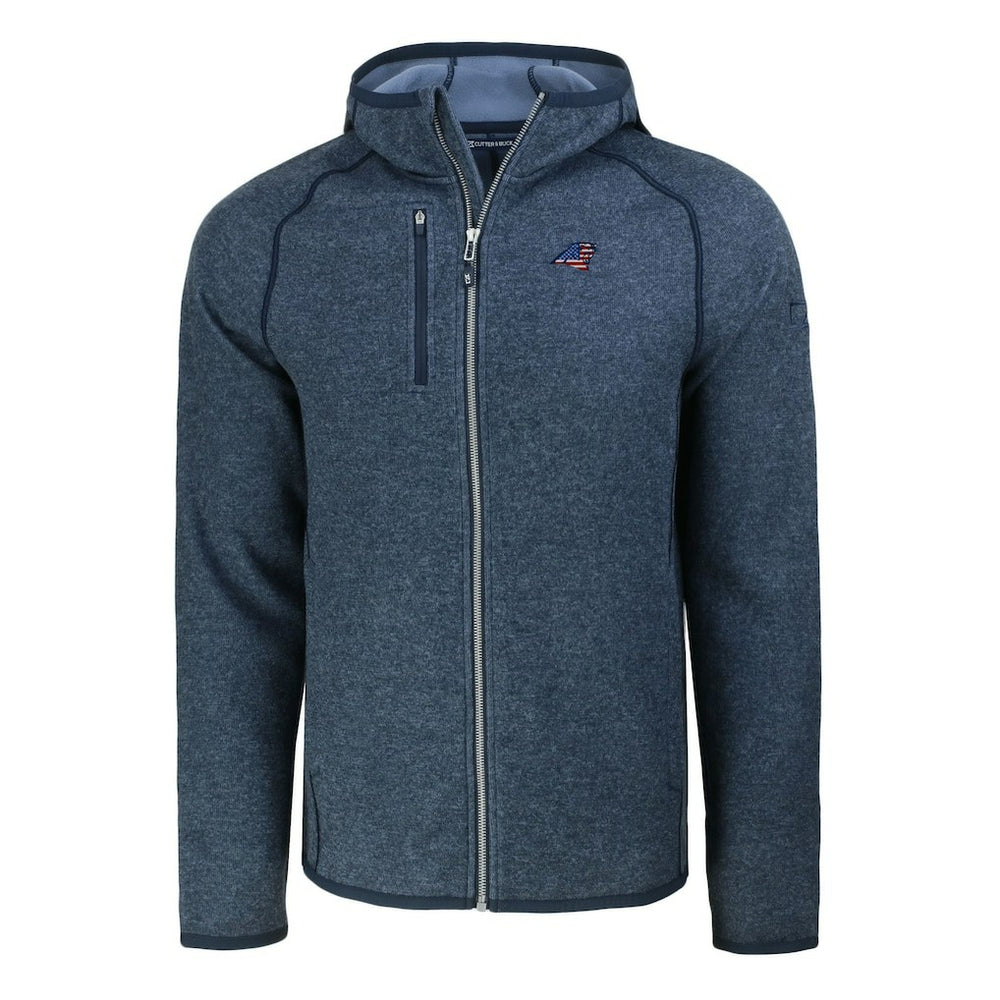 Carolina Panthers  Cutter & Buck Americana Mainsail Full-Zip Hooded Jacket