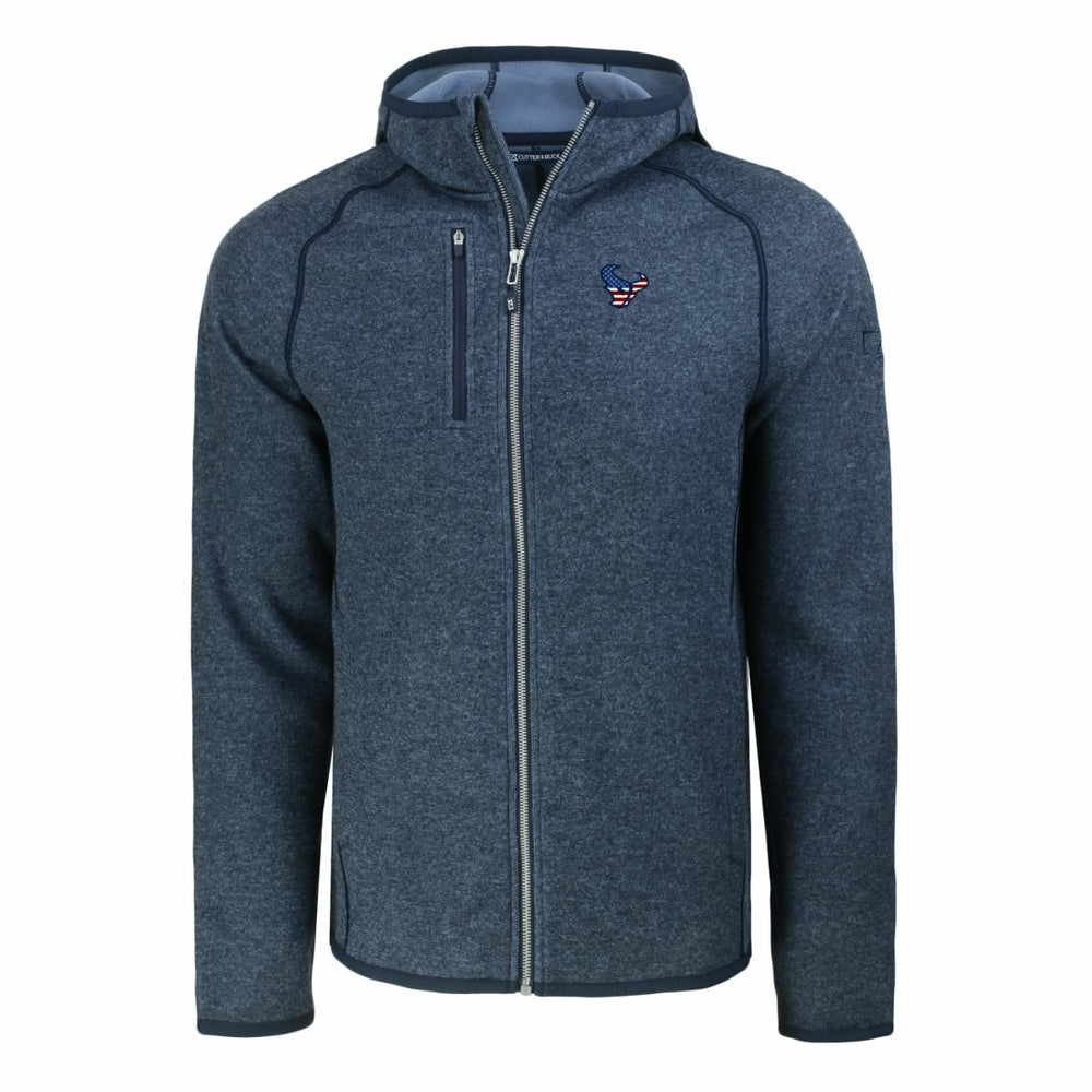 Houston Texans  Cutter & Buck Americana Mainsail Full-Zip Hooded Jacket