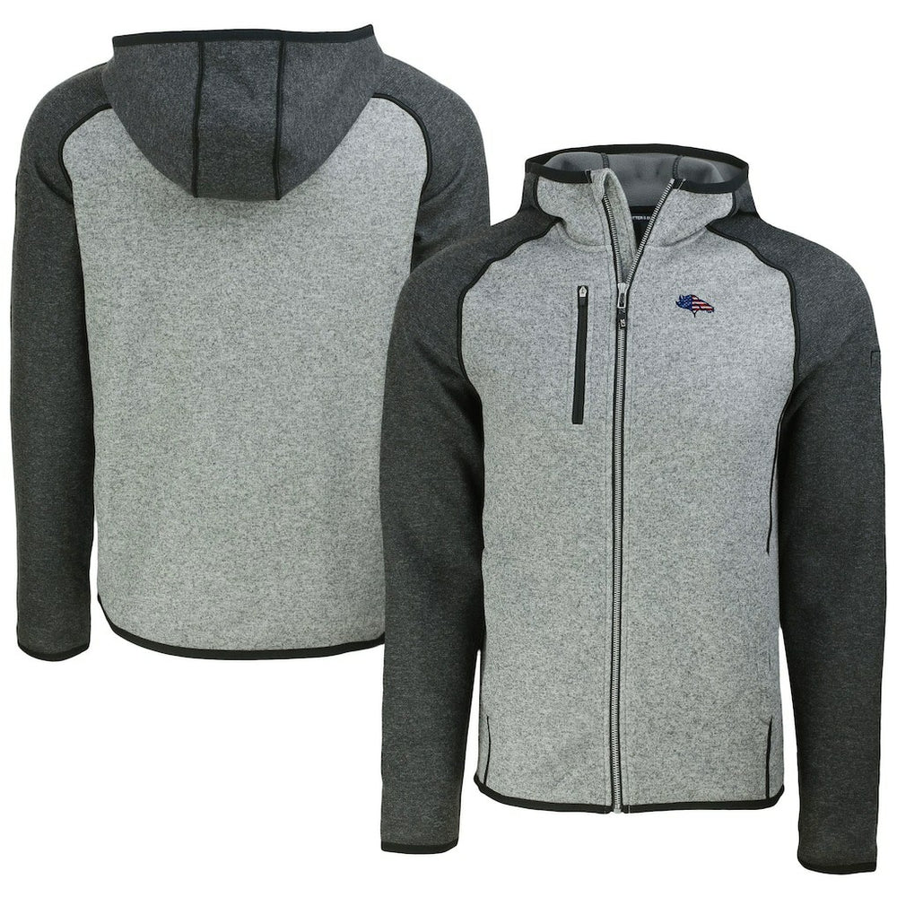Denver Broncos  Cutter & Buck Americana Mainsail Full-Zip Hooded Jacket