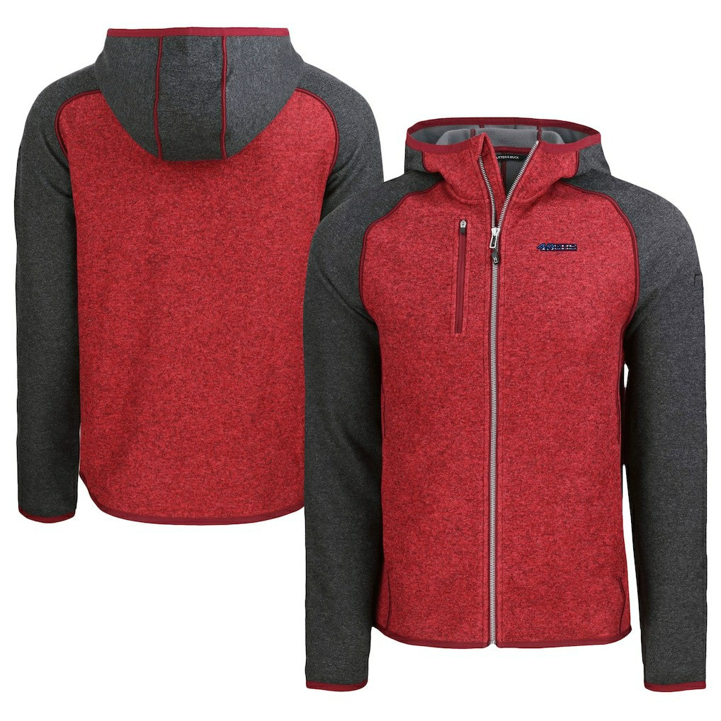 San Francisco 49ers  Cutter & Buck Americana Mainsail Full-Zip Hooded Jacket