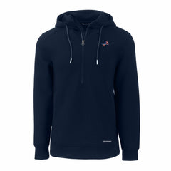 Detroit Lions  Cutter & Buck Americana Roam Eco Half-Zip Recycled Pullover Hoodie