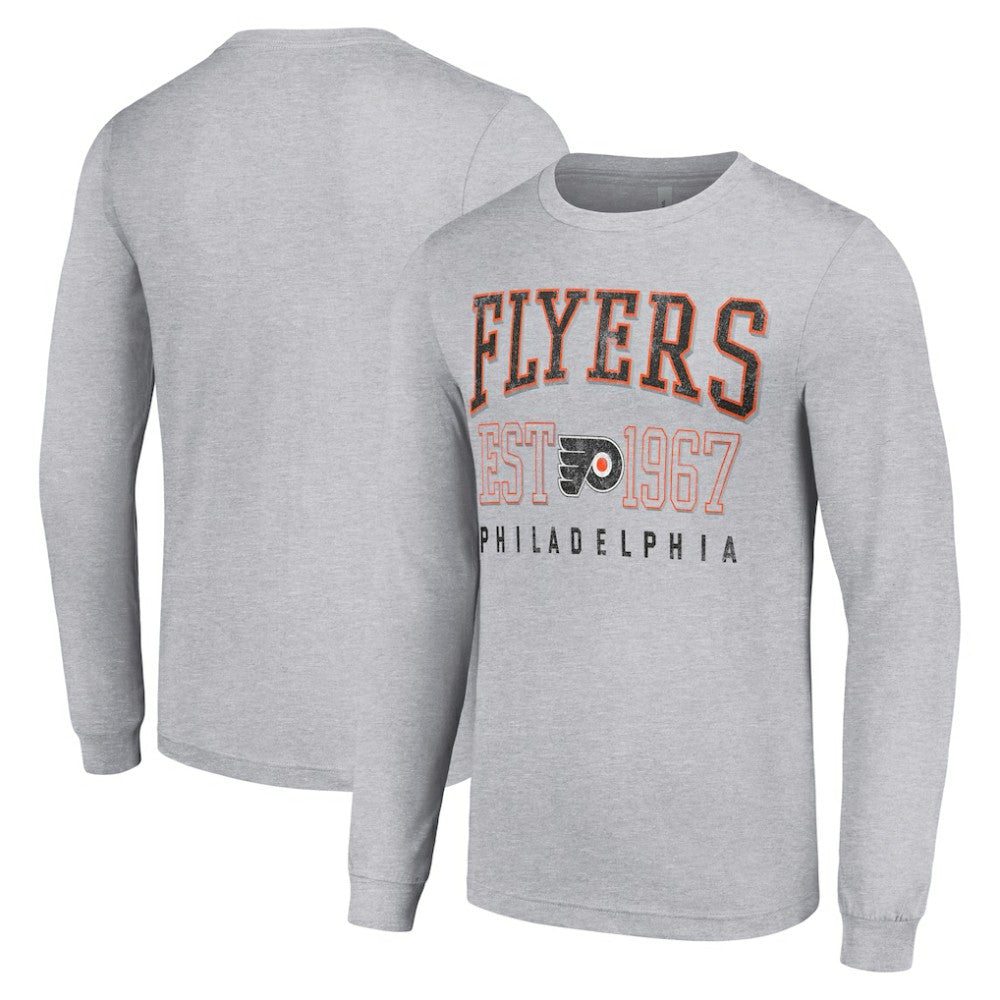 Philadelphia Flyers Starter Retro Graphic Long Sleeve Crew T-Shirt Online