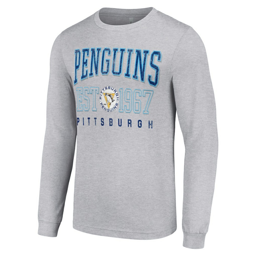 Pittsburgh Penguins Starter Retro Graphic Long Sleeve Crew T-Shirt Discount