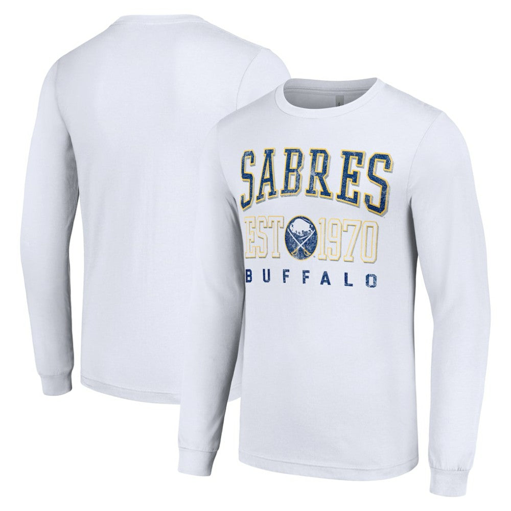 Buffalo Sabres Starter Retro Graphic Long Sleeve Crew T-Shirt Sale