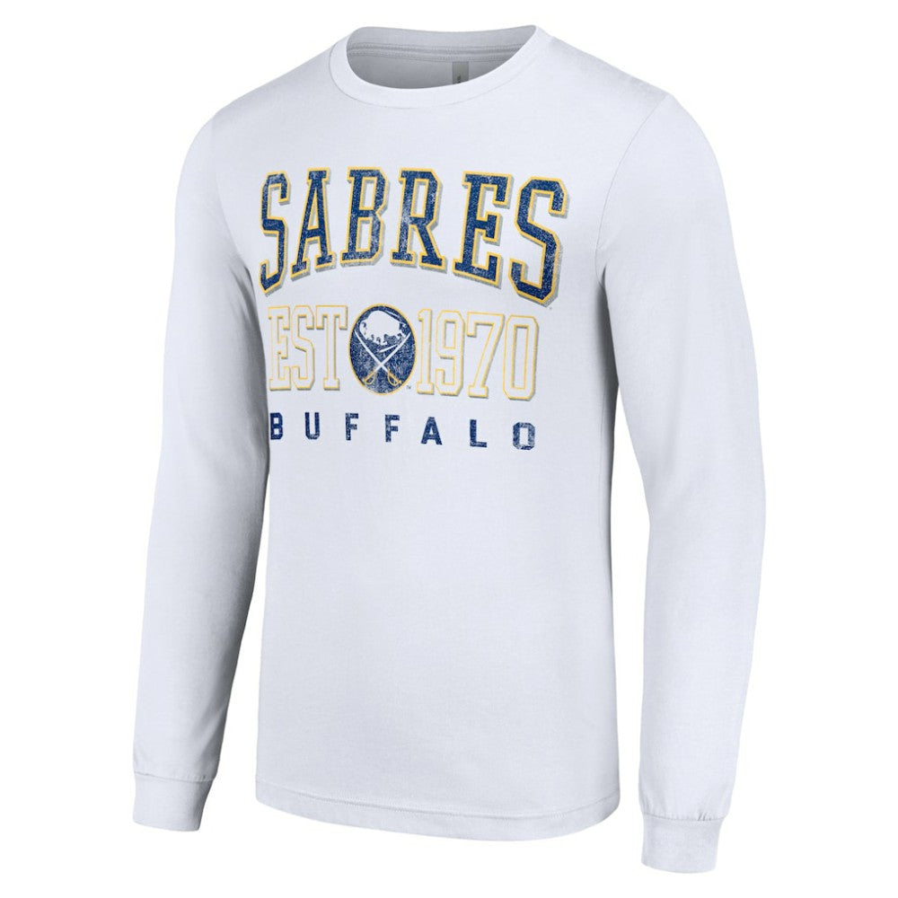 Buffalo Sabres Starter Retro Graphic Long Sleeve Crew T-Shirt Sale