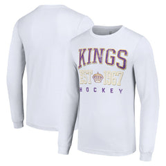 Los Angeles Kings Starter Retro Graphic Long Sleeve Crew T-Shirt Outlet