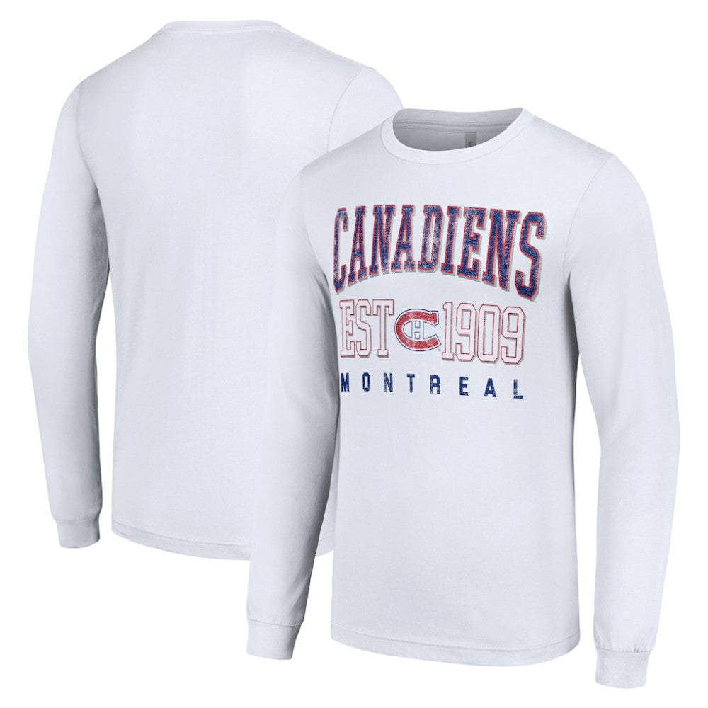 Montreal Canadiens Starter Retro Graphic Long Sleeve Crew T-Shirt Online