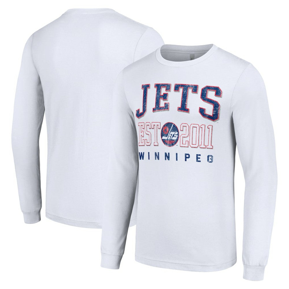 Winnipeg Jets Starter Retro Graphic Long Sleeve Crew T-Shirt Online