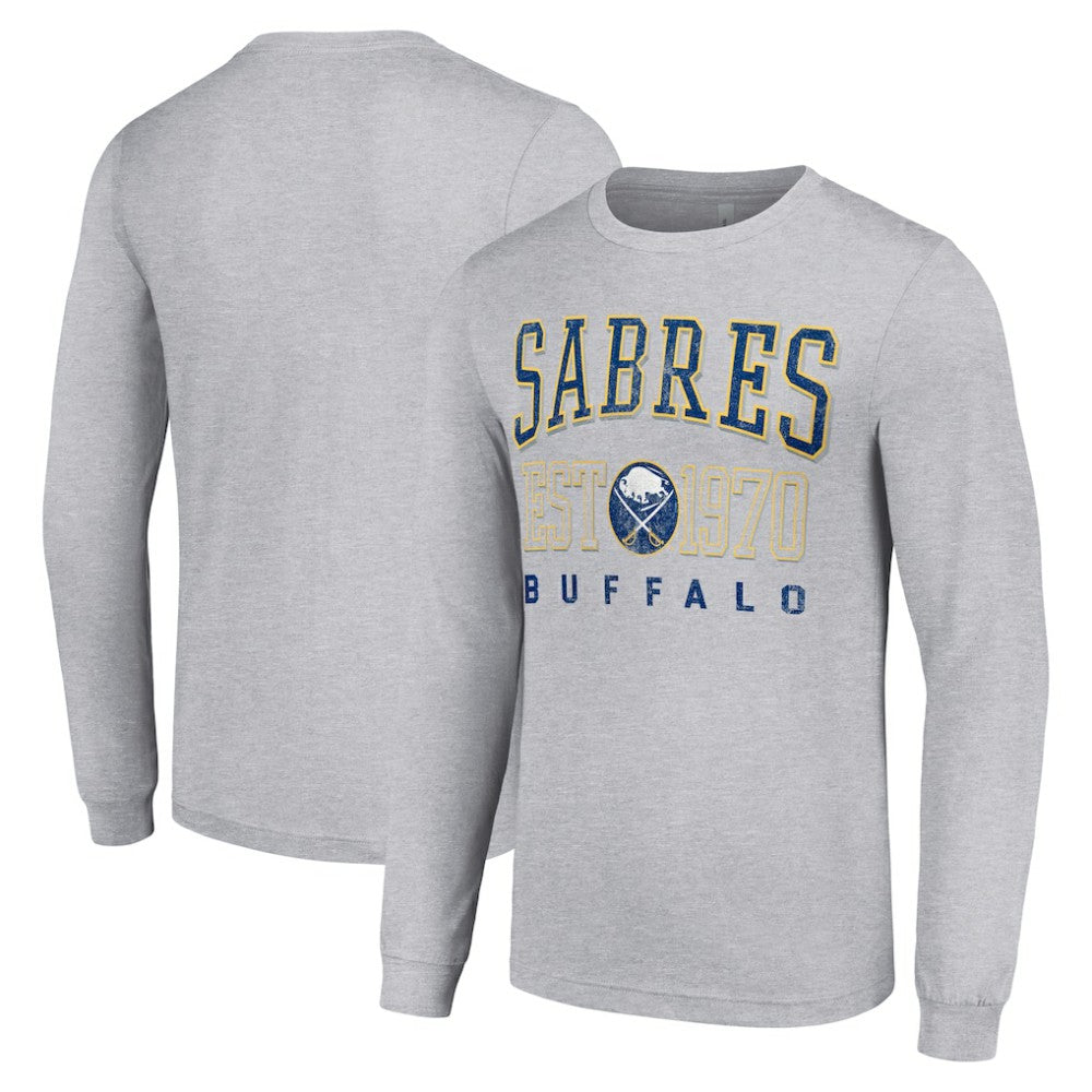 Buffalo Sabres Starter Retro Graphic Long Sleeve Crew T-Shirt For Sale