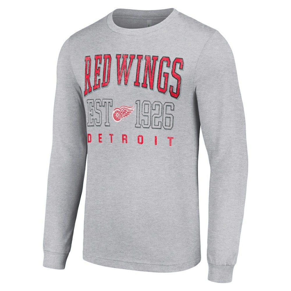 Detroit Red Wings Starter Retro Graphic Long Sleeve Crew T-Shirt Discount
