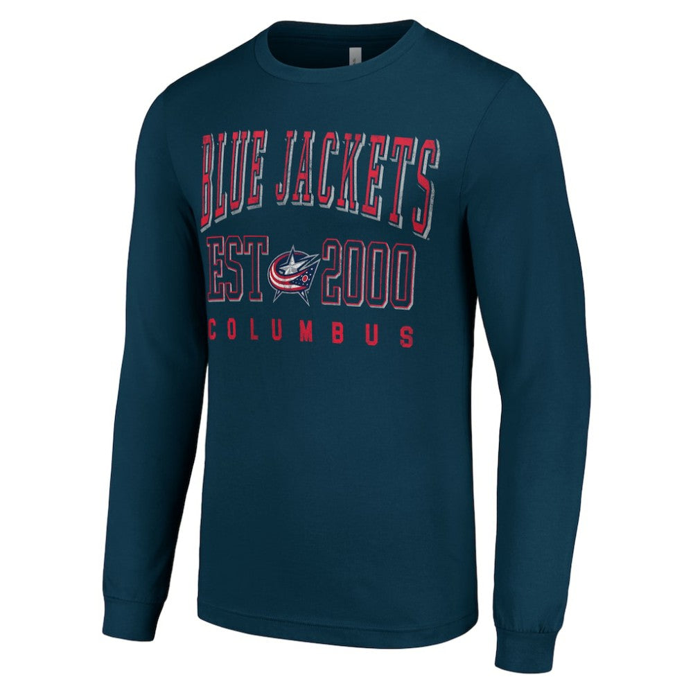 Columbus Blue Jackets Starter Logo Graphic Long Sleeve T-Shirt Online