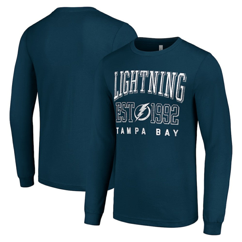 Tampa Bay Lightning Starter Logo Graphic Long Sleeve T-Shirt For Sale
