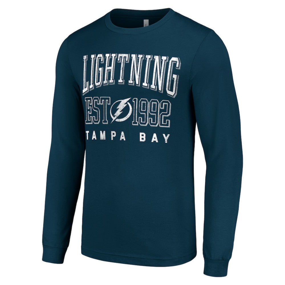 Tampa Bay Lightning Starter Logo Graphic Long Sleeve T-Shirt For Sale