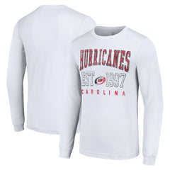Carolina Hurricanes Starter Logo Graphic Long Sleeve T-Shirt On Sale