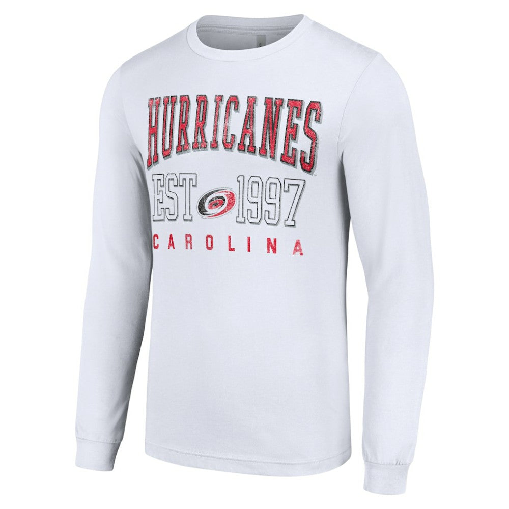 Carolina Hurricanes Starter Logo Graphic Long Sleeve T-Shirt On Sale
