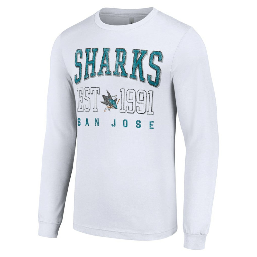 San Jose Sharks Starter Logo Graphic Long Sleeve T-Shirt Outlet