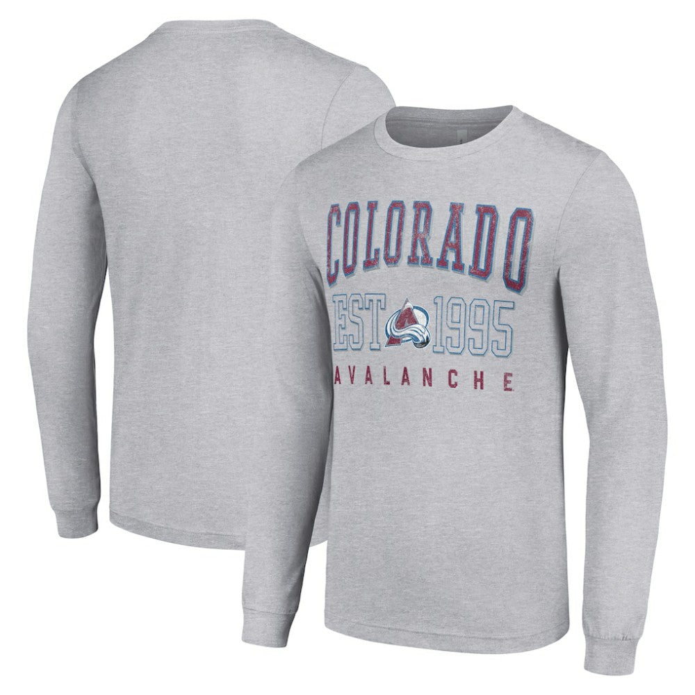 Colorado Avalanche Starter Logo Graphic Long Sleeve T-Shirt Discount