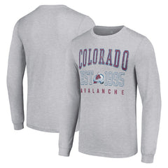Colorado Avalanche Starter Logo Graphic Long Sleeve T-Shirt Discount