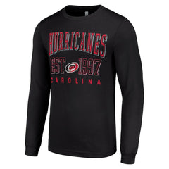 Carolina Hurricanes Starter Logo Graphic Long Sleeve T-Shirt Online