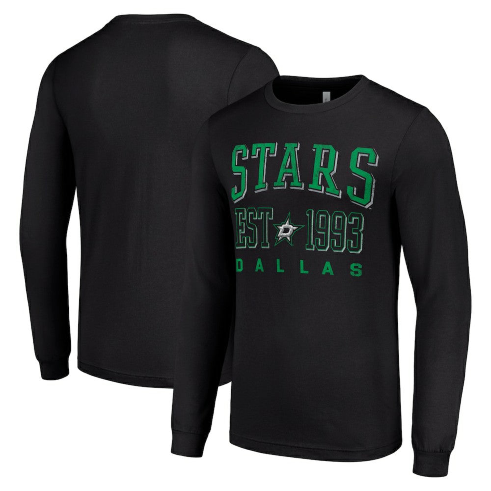 Dallas Stars Starter Logo Graphic Long Sleeve T-Shirt For Sale